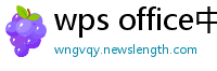 wps office中文官网